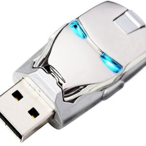PENDRIVE USB 3.0 IRON MAN 16 GB COLOR PLATA