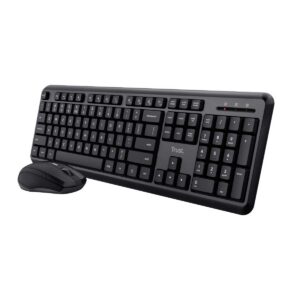 COMBO TRUST 23944 / ODY / TECLADO MULTIMEDIA Y MOUSE INALAMBRICOS / SILENCIOSOS / C14
