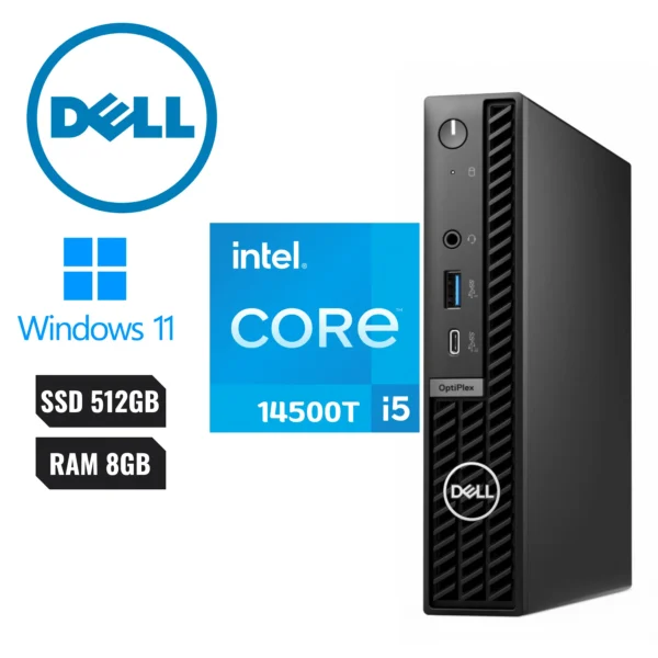 COMPUTADOR DESKTOP DELL OPTIPLEX 7020 MFF CGMXC I5-14500T 8GB DDR5 5600MT 512GB W11PRO WIFI 3Y - Image 3