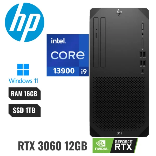 COMPUTADOR DESKTOP HP Z1 G9 TORRE CORE I9 13900 16GB DDR5 4800 1TB RTX 3060 12GB DVD W11PRO 3Y - Image 4