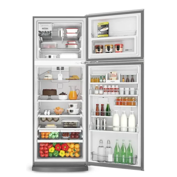 REFRIGERADORA WHIRLPOOL WRM56BKTWW 492 LITROS TOP MOUNT XPERT FLOW ACERO GALVANIZADO - Image 2
