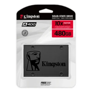 DISCO SSD KINGSTON 2.5 SATA A400 480GB TLC NAND STANDALONE DRIVE READ 500MB/S AND WRITE 450MB/S