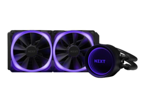 NZXT Kraken X53 RGB - Sistema de refrigeración líquida del procesador - (para: LGA1150, LGA1151, LGA1155, LGA1156, LGA1366, LGA2011, LGA2011-3, LGA2066, AM4, sTRX4, TRX4, LGA1200)