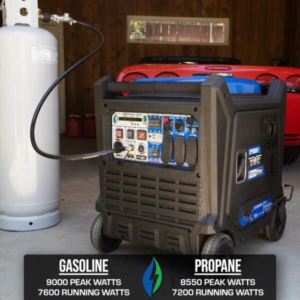 GENERADOR DUROMAX/ PORTATIL XP9000IH INVERTER DUAL FUEL 9000W CO ALERT/ELECTRIC START - Image 3
