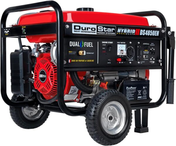 GENERADOR DUROSTAR/PORTATIL DS4850EH 4850W DUAL FUEL GASOLINA/PROPANO ARRANQUE ELECTRICO