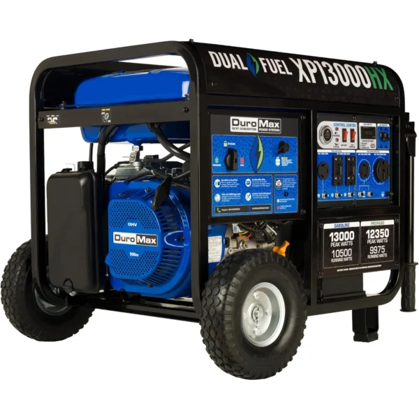 GENERADOR DUROMAX/ PORTATIL XP1300HX DUAL FUEL 13000W CO ALERT 20HP
