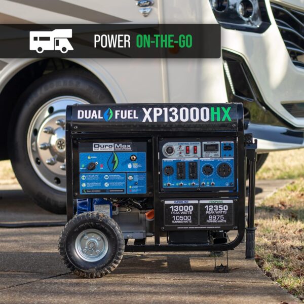 GENERADOR DUROMAX/ PORTATIL XP1300HX DUAL FUEL 13000W CO ALERT 20HP - Image 3