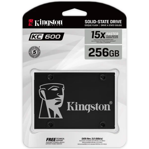 Kingston KC600 - SSD - 256GB - cifrado