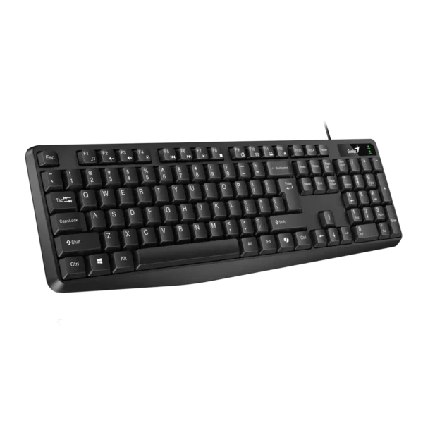 TECLADO GENIUS KB-117 NEGRO/USB/RESITENTE DERRAMES - Image 3
