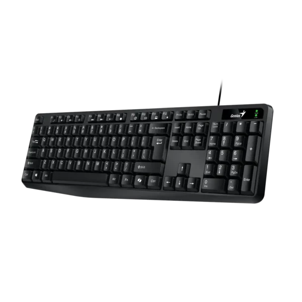 TECLADO GENIUS KB-117 NEGRO/USB/RESITENTE DERRAMES - Image 2