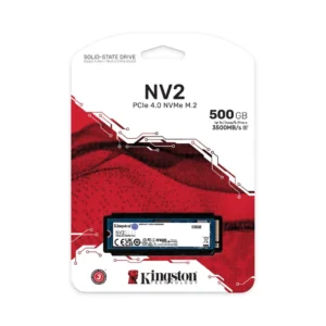 SSD KINGSTON SNV2S/500G 500GB NV2 PCI-E 4.0 NVME M.2 2280 / 3500-2100 MB/S