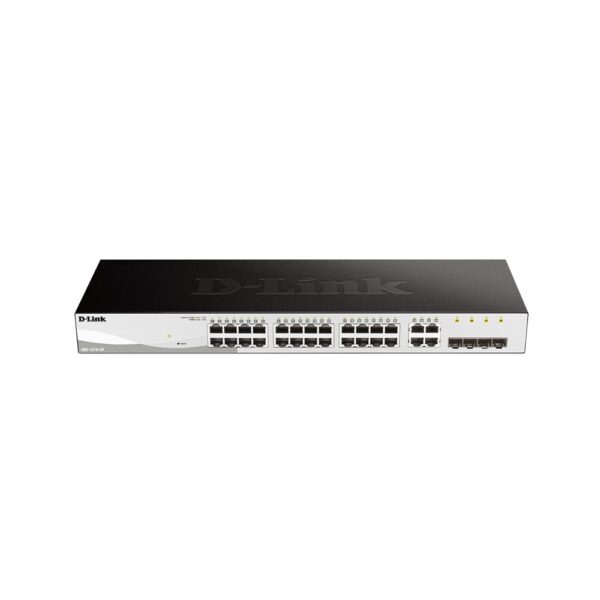 SWITCHES  SWITCH DLINK DGS-1210-28P-L2- 24PTOS 10/00/1000 MBPS POE- 4PTOS SFP POE