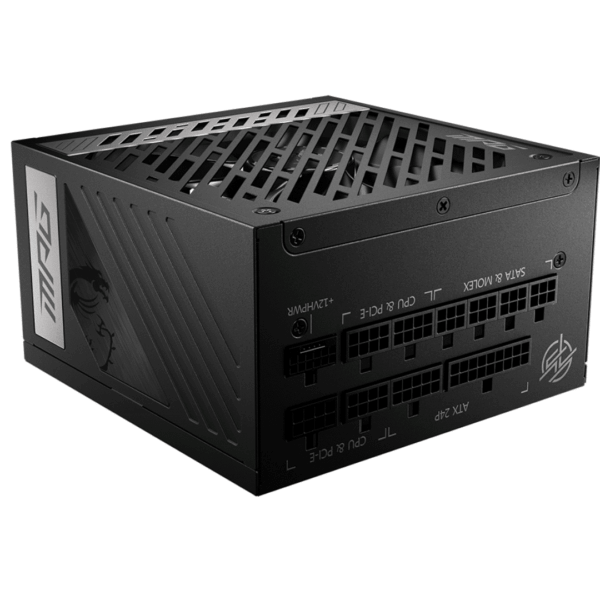 MSI - Power supply - MPG A1000 PCIE5 80 Plus Gold