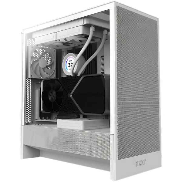 NZXT H series H5 Flow - Mid tower - placa ATX extendida